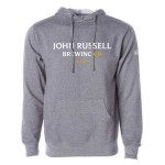 jrb text hoodie gray